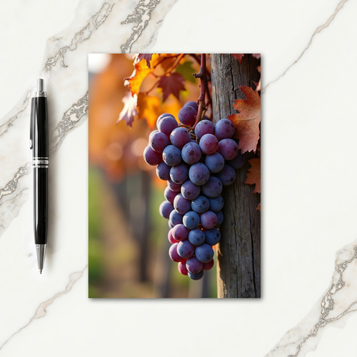 Autumn Harvest Grapes Card thumbnail