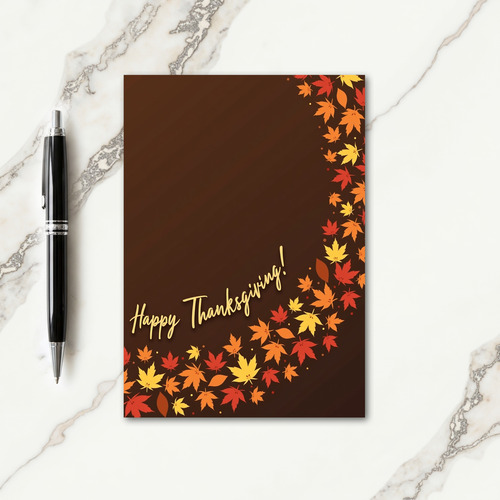 Autumn Thanksgiving Card