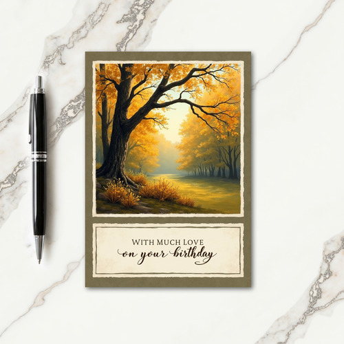 Autumnal Pastoral Card