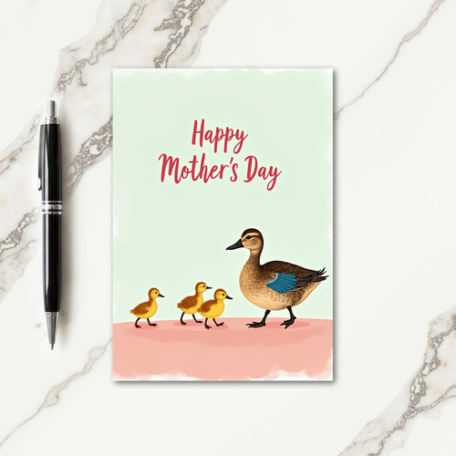 Avian Affection Mothers Day Card
