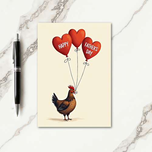 Avian Fathers Day Cheer Card