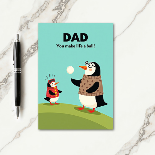 Avian Fathers Day Moment Card
