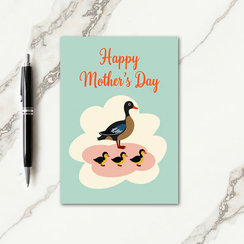 Avian Mothers Day Scene Card