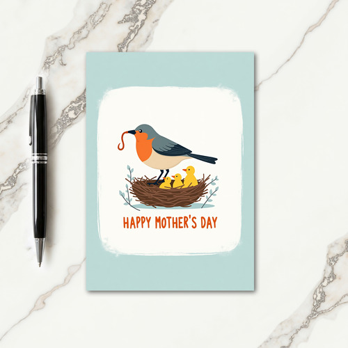 Avian Mothers Day Treat Card