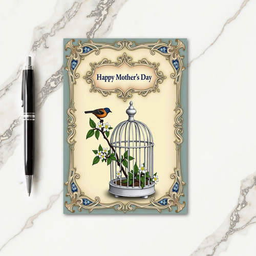 Aviary Mothers Day Card