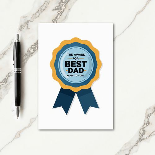Award For Best Dad Graphic Card