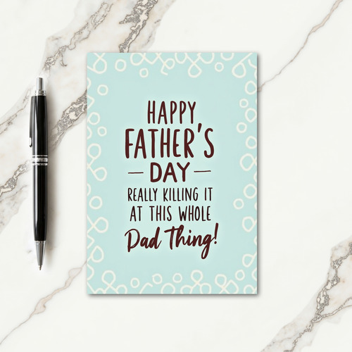 Awesome Dad Fathers Day Card