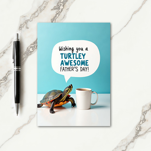 Awesome Fathers Day Reptile Card