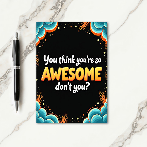 Awesome Gradient Birthday Card