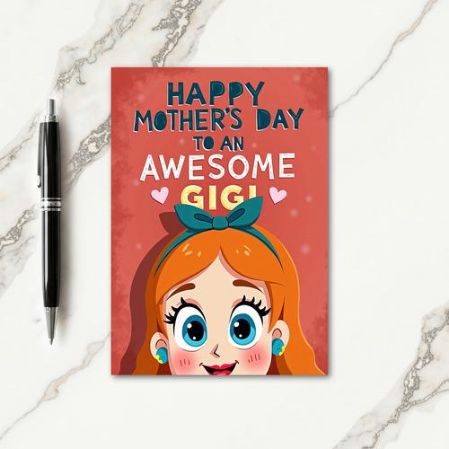 Awesome Mothers Day Design Card