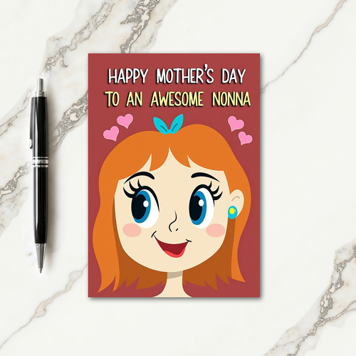 Awesome Nonna Celebration Card