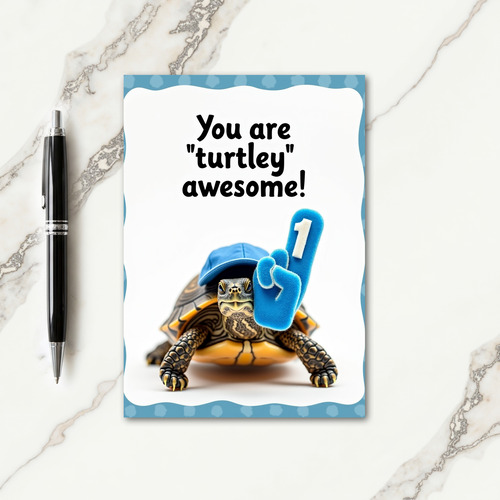 Awesome Reptile Fathers Day Card