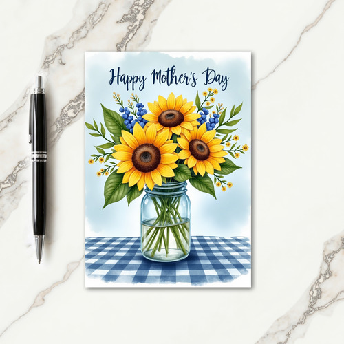 Azure Berries Mothers Day Card