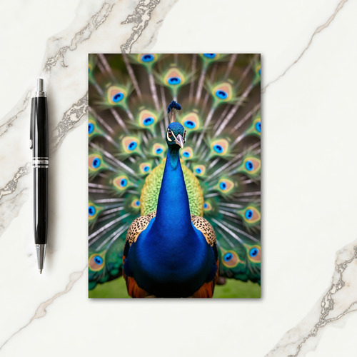 Azure Bird Birthday Card