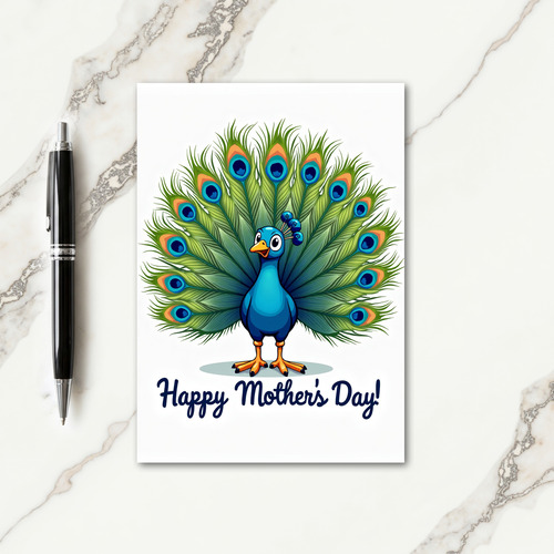 Azure Bird Mothers Day Card