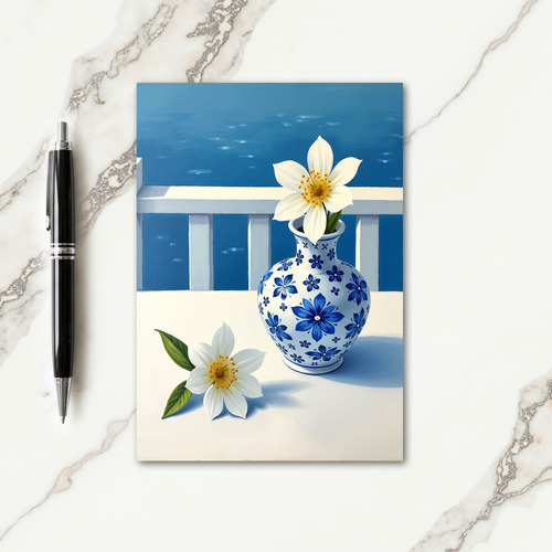 Azure Bloom Mothers Day Card