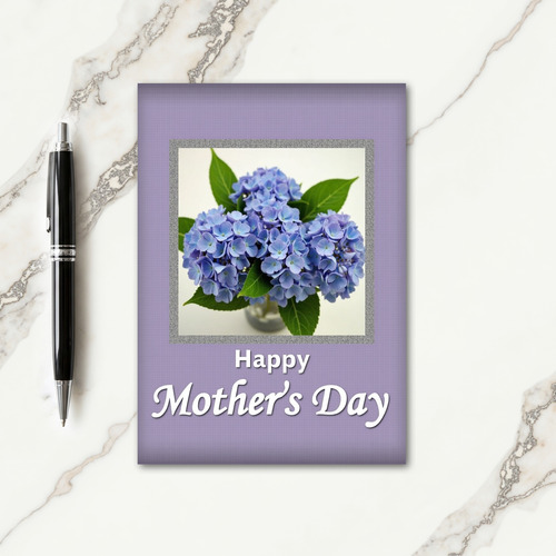 Azure Blossoms Mothers Day Card