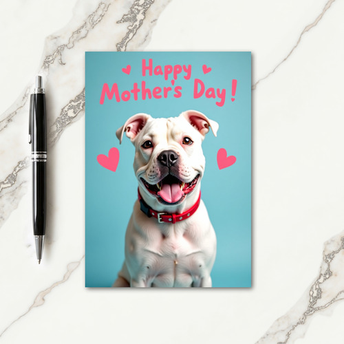 Azure Canine Mothers Day Card