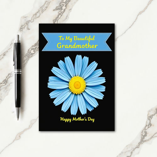 Azure Daisy Mothers Day Grandcard