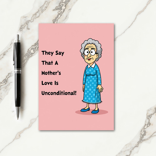 Azure Dress Mothers Love Card