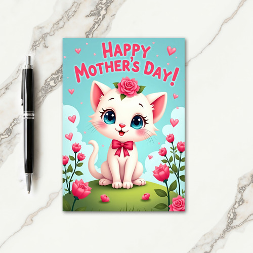 Azure Eyed Mothers Day Card
