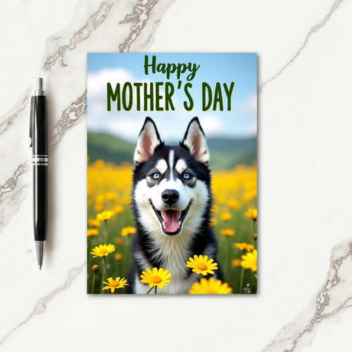 Azure Eyes Mothers Day Card
