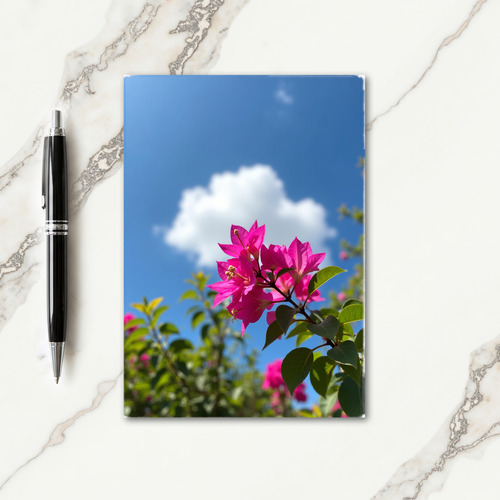 Azure Floral Beauty Card