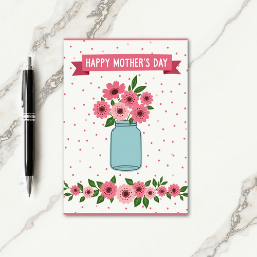Azure Jar Mothers Day Card