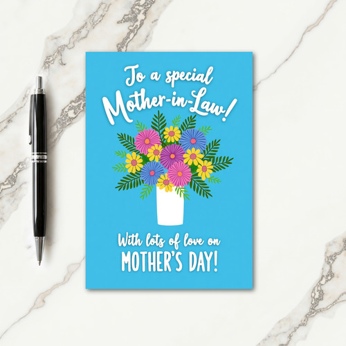 Azure Mothers Day Blossom Card
