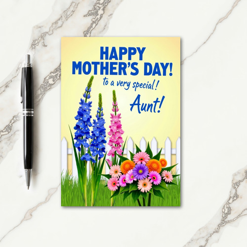 Azure Mothers Day Bouquet Card