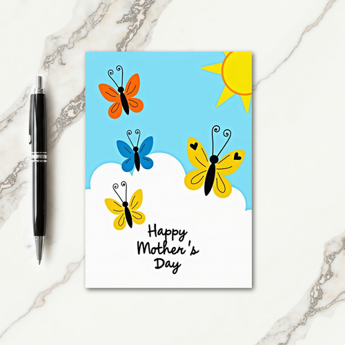 Azure Mothers Day Insect Card