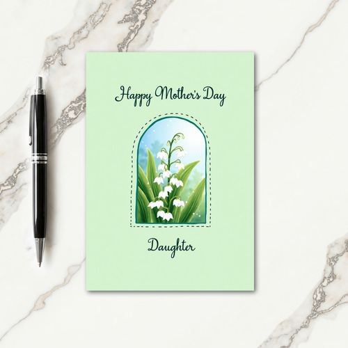 Azure Mothers Day Wish Card