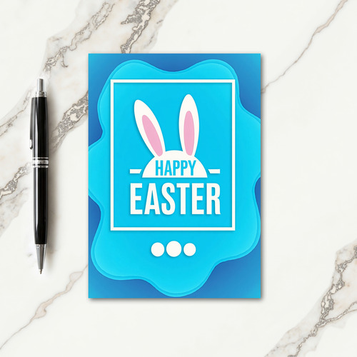 Azure Organic Spring Card