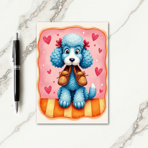 Azure Pups Sweet Fathers Day Card