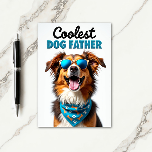 Azure Shades Fathers Day Card