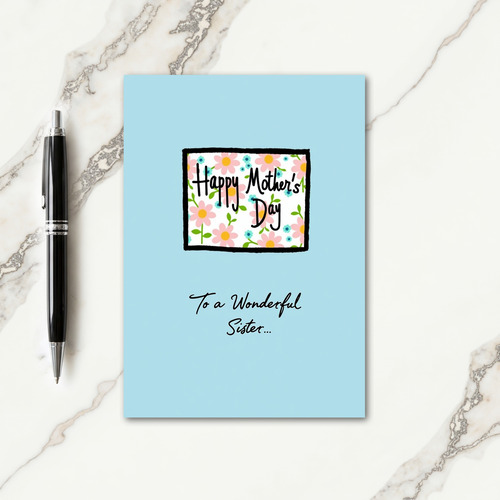 Azure Sister Mothers Day Card