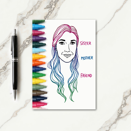 Azure Sisters Day Art Card