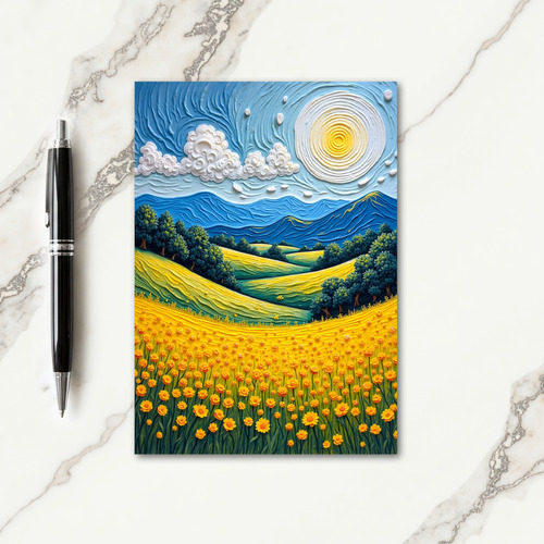 Azure Sky Birthday Card
