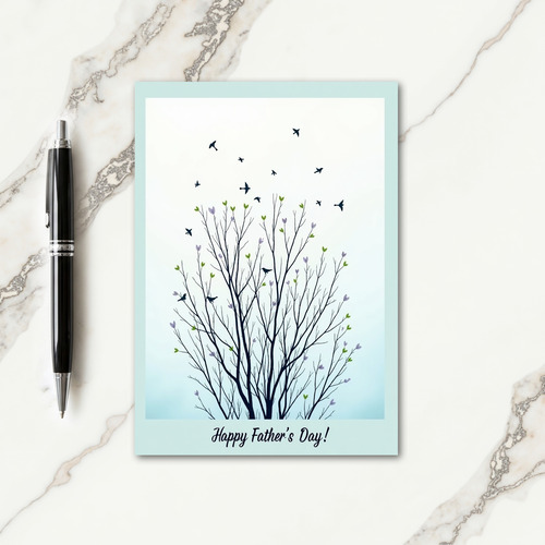 Azure Sky Fathers Day Sprout Card