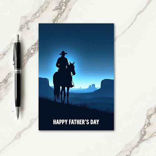 Azure Sky Fathers Day View Card