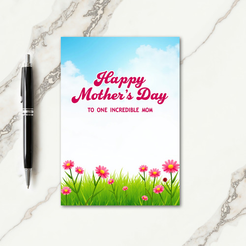 Azure Sky Mothers Day Love Card