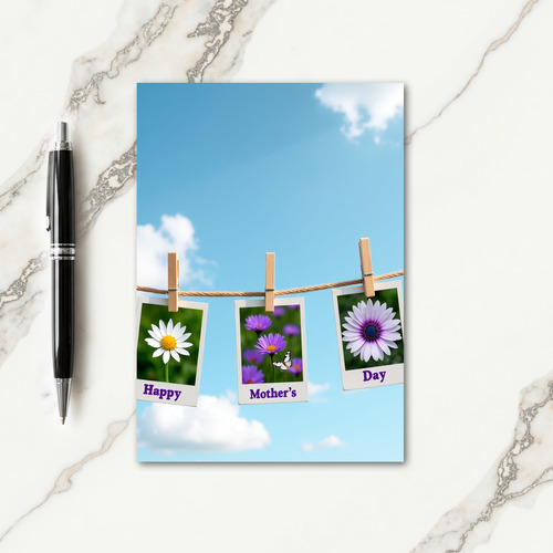 Azure Sky Mothers Day Photo Card