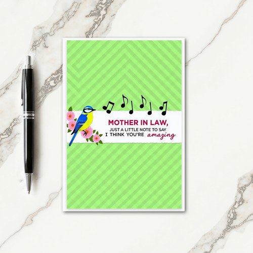 Azure Songbird Mother In Law Card