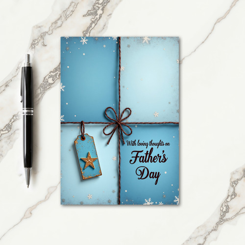 Azure Sweet Fathers Day Keepsake Card