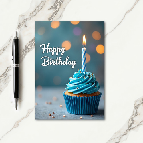 Azure Treat Birthday Card