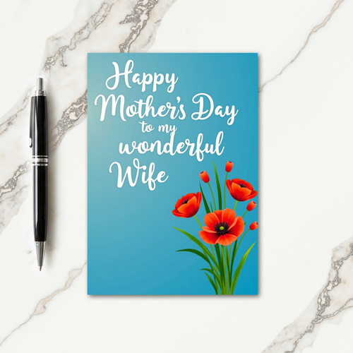 Azure Wife Mothers Day Card