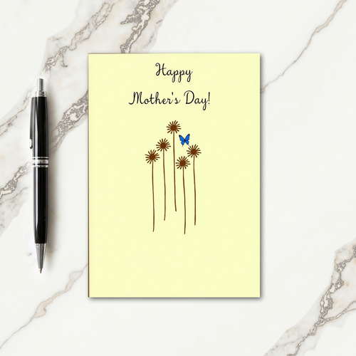 Azure Wings Mothers Day Card