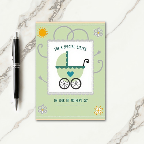Baby Carriage Love Card