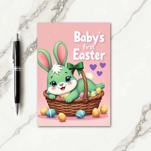 Babys First Celebration Card