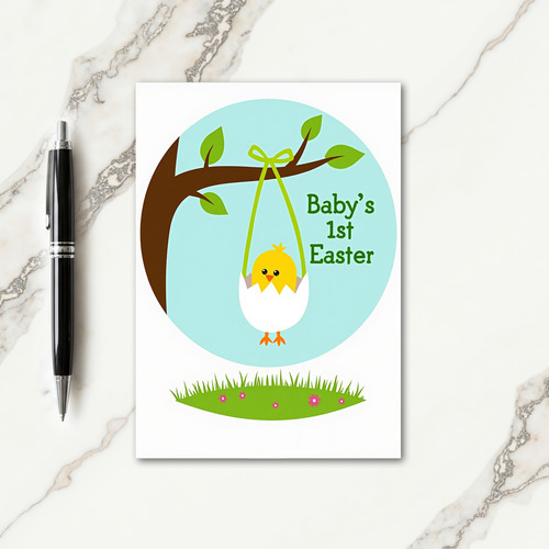 Babys First Easter Day Card